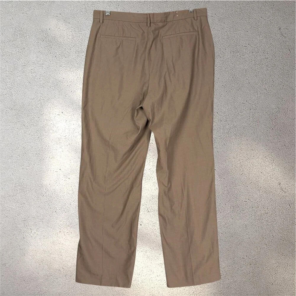 Calvin Klein Brown Dress Pants Men’s 36x32 Minimalist Polyester Blend